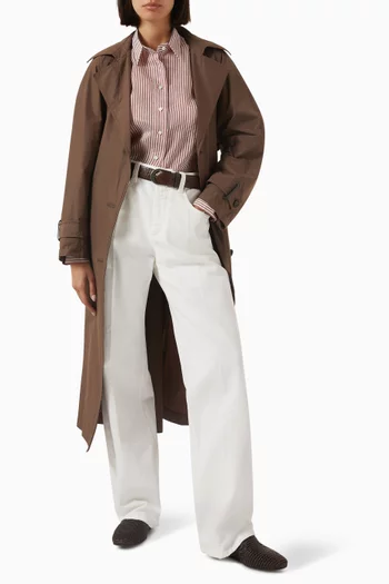 Stripe Shirt in Organza