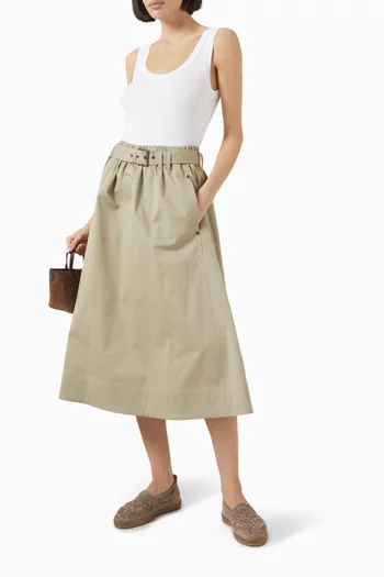 بلوزة بلا أكمام جيرسيه مضلع