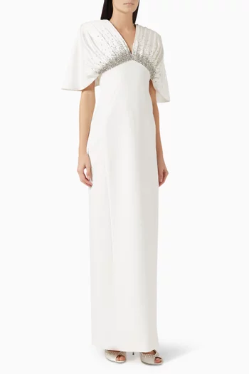 Crystal-embellished Gown