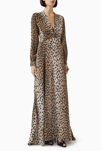 Emory Maxi Dress in Crepe de Chine