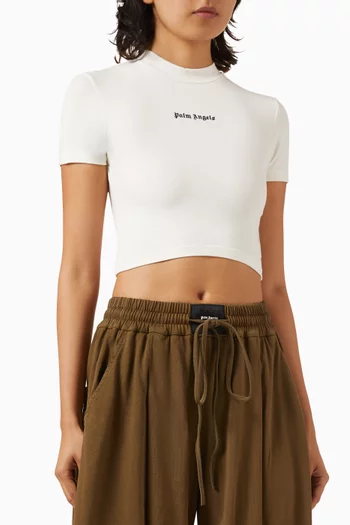 Classic Logo Baby T-shirt in Cotton Blend