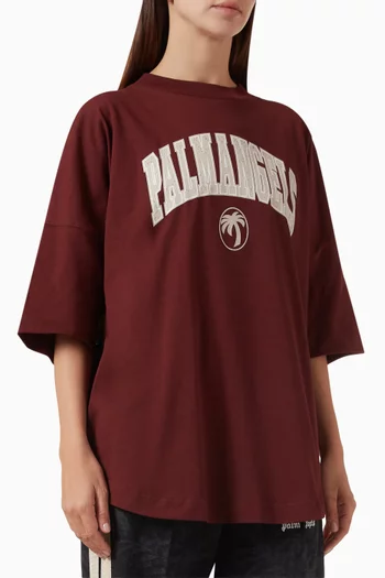 College Palm T-shirt in Cotton