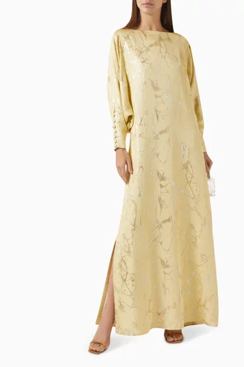 Jacquard Maxi Dress