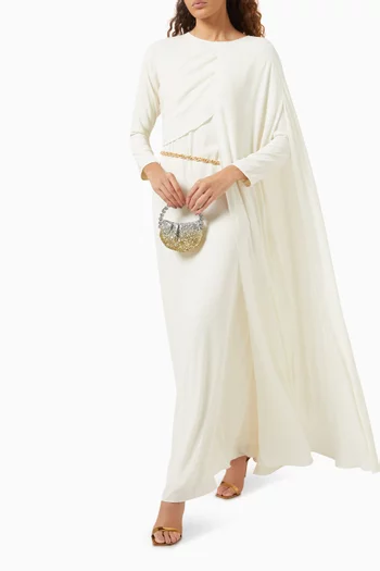 Braided Belt Maxi Dress