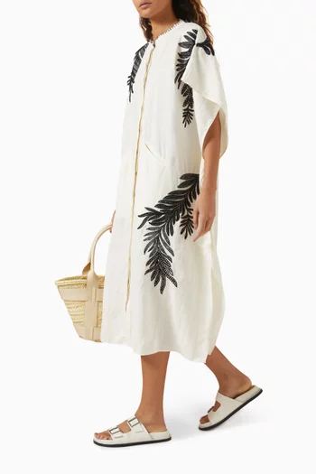 Serina Kaftan in Linen