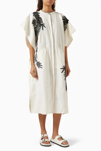 Serina Kaftan in Linen