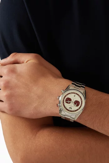 Racer Chronograph Stainless Steel Watch, 42mm