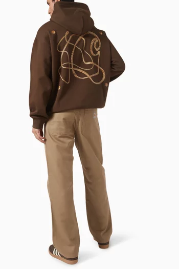Charm Link Sweat Hoodie in Cotton-blend