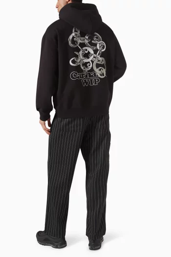 Charm Link Sweat Hoodie in Cotton-blend