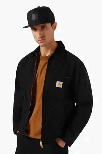 Logo Cap in Cotton Canvas