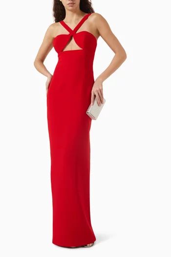 Semiramis Halterneck Gown