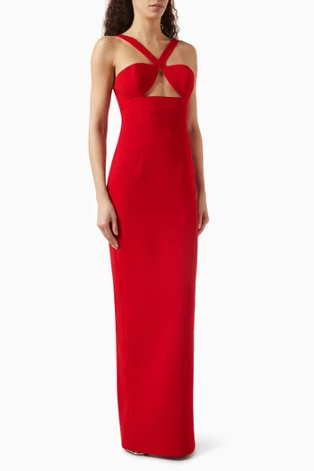 Semiramis Halterneck Gown