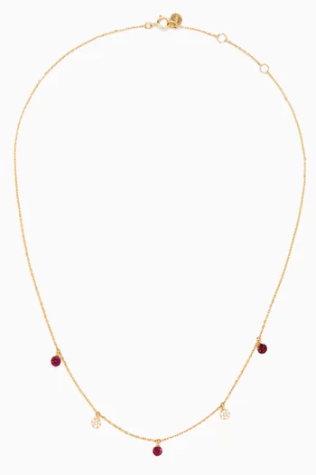 Ruby & Diamond Choker in 18kt Gold