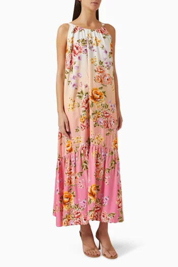 Leilani Floral-print Maxi Dress