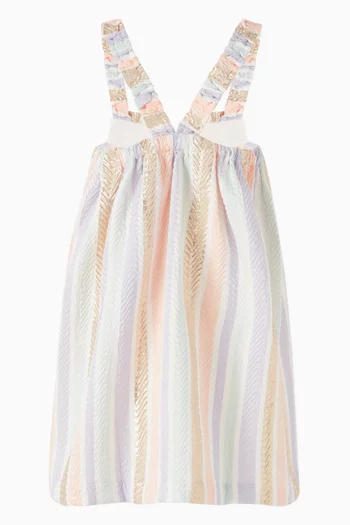 Ocean Stripe Jacquard Dress