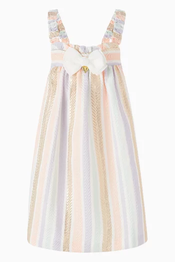 Ocean Stripe Jacquard Dress