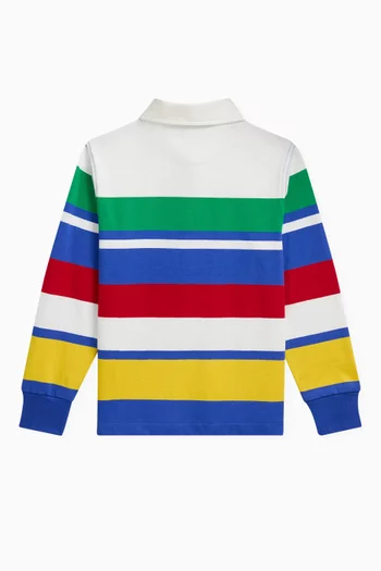 Polo Rugby Shirt in Cotton