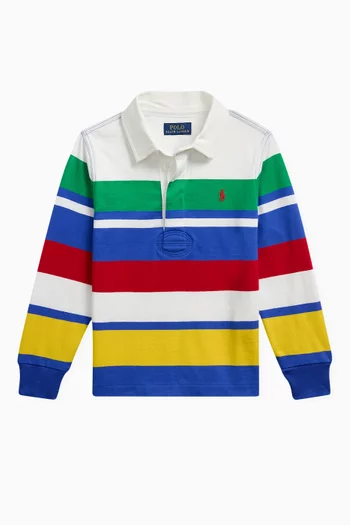 Polo Rugby Shirt in Cotton