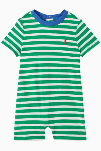 Striped Romper in Cotton