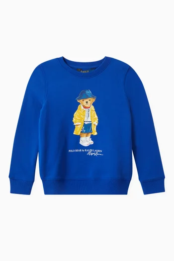 Polo Bear Sweatshirt in Cotton