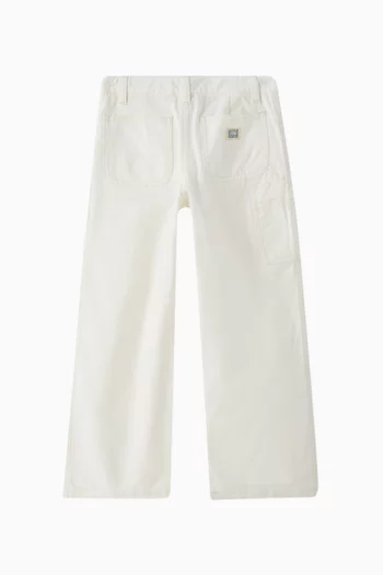 Relaxed Fit Pants in Cotton