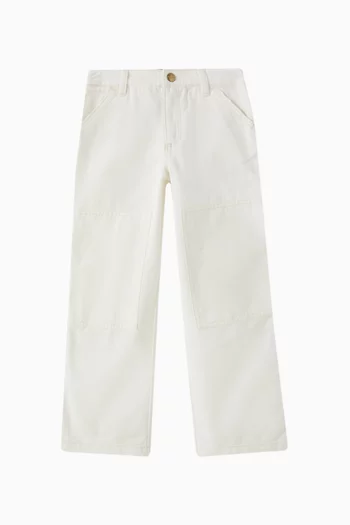 Relaxed Fit Pants in Cotton