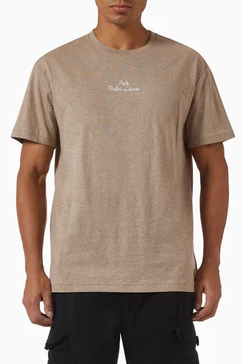 Script Logo T-shirt in Cotton