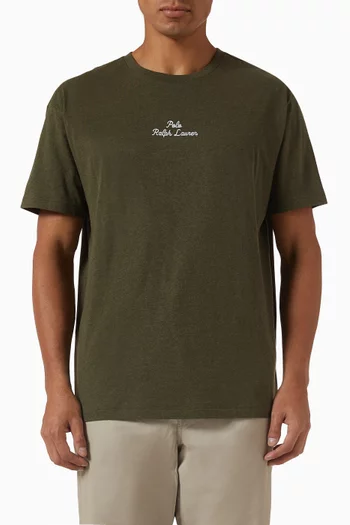 Script Logo T-shirt in Cotton