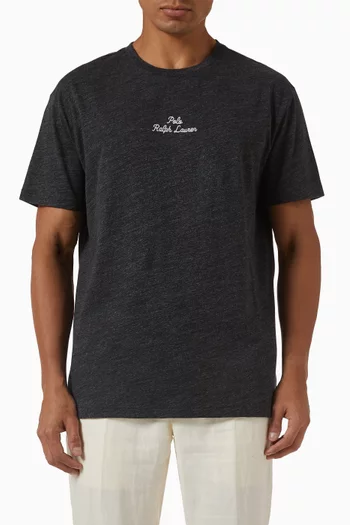 Script Logo T-shirt in Cotton
