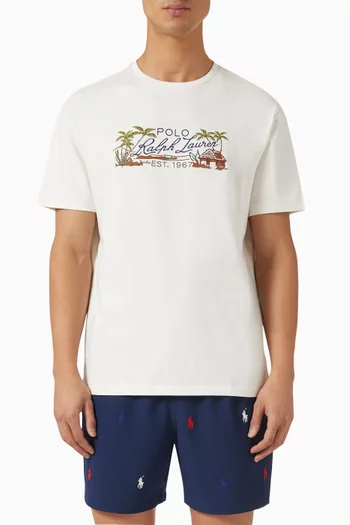 Graphic T-shirt in Cotton