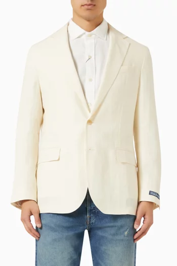 Single-breasted Blazer in Linen