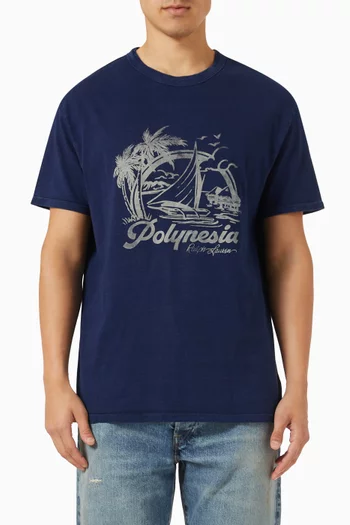 Graphic T-shirt in Cotton