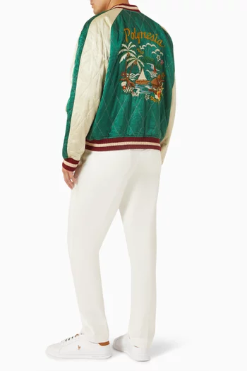 Embroidered Bomber Jacket