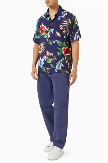 Tropical-print Shirt