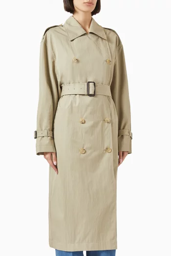Crisp Summer Trench Coat