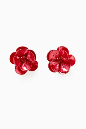 Fleur Blanches Clip-on Earrings