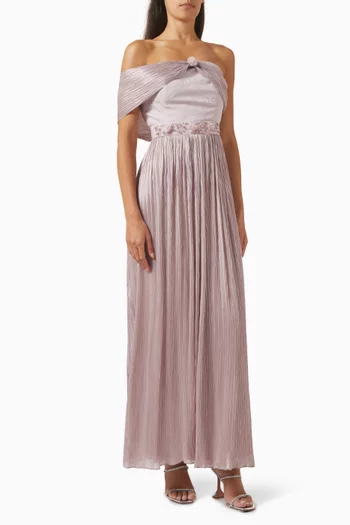 Draped Strapless Dress