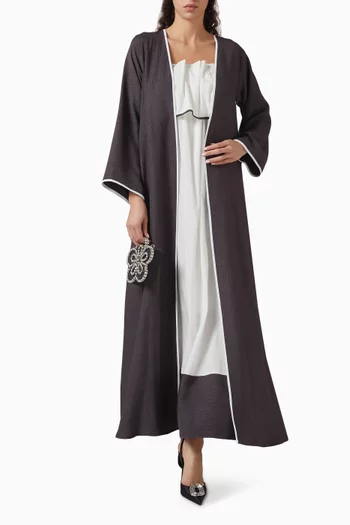 Abaya & Dress Set in Cotton-blend