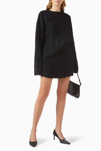 Mini Skirt in Alpaca Blend