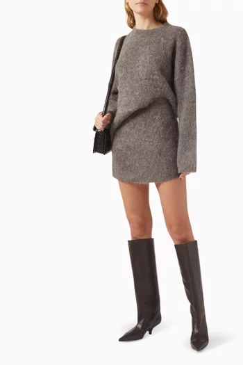 Crewneck Sweater in Alpaca Blend