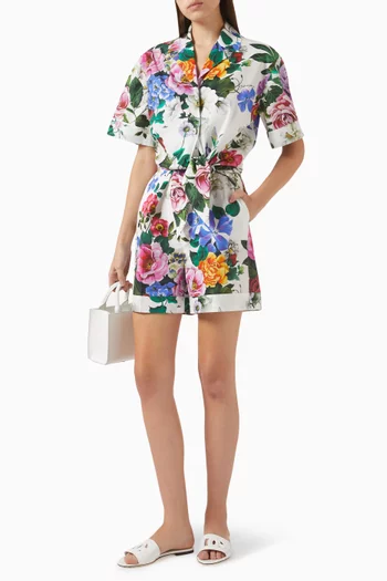 Floral Shirt in Cotton