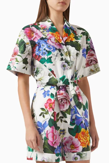 Floral Shirt in Cotton