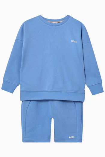 Logo Sweatshirt in Fleece