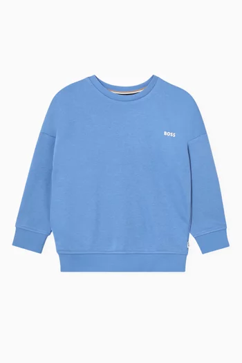 Logo Sweatshirt in Fleece