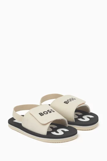 Logo Strap Sandals