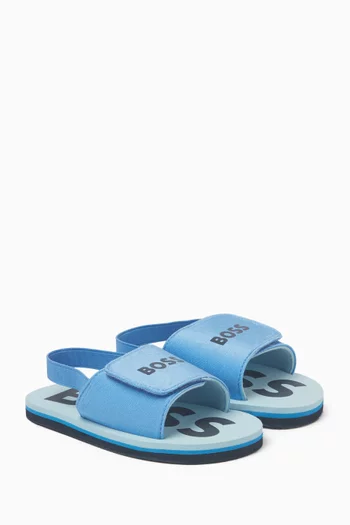 Logo Strap Sandals