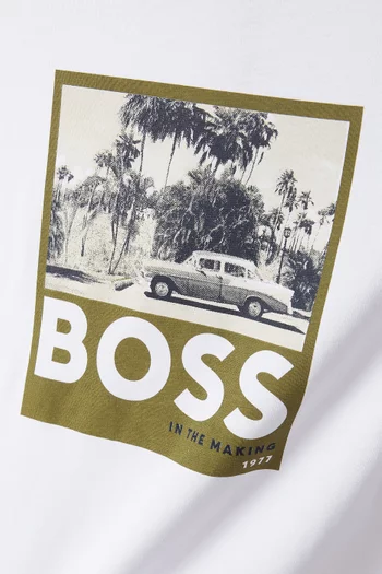 Logo Graphic T-shirt in Cotton