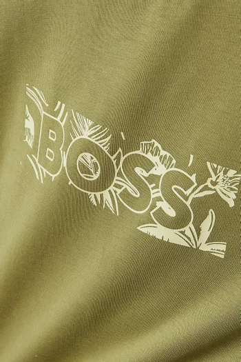 Logo Graphic T-shirt in Cotton
