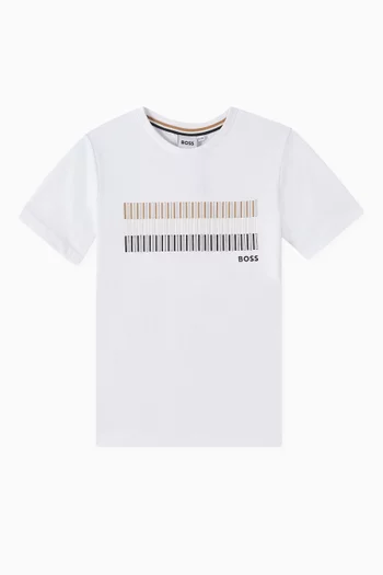 Logo Graphic T-shirt in Cotton