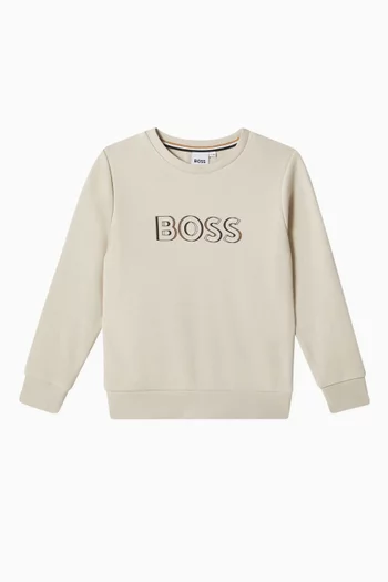 Embroidered-logo Sweatshirt